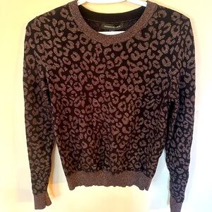 Glitter Leopard Sweater